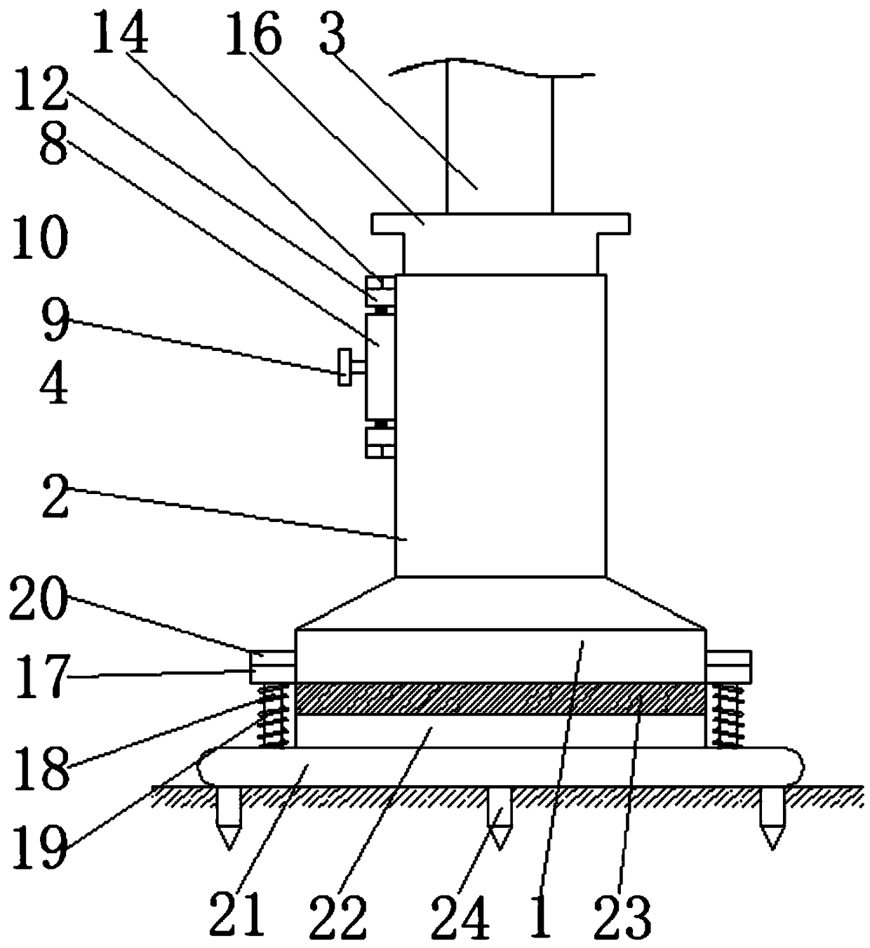 Mounting frame for steel structure workshop