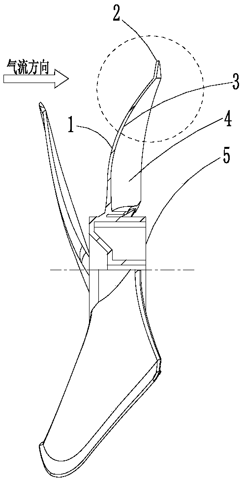 Axial flow fan blade, ventilating device and air conditioner