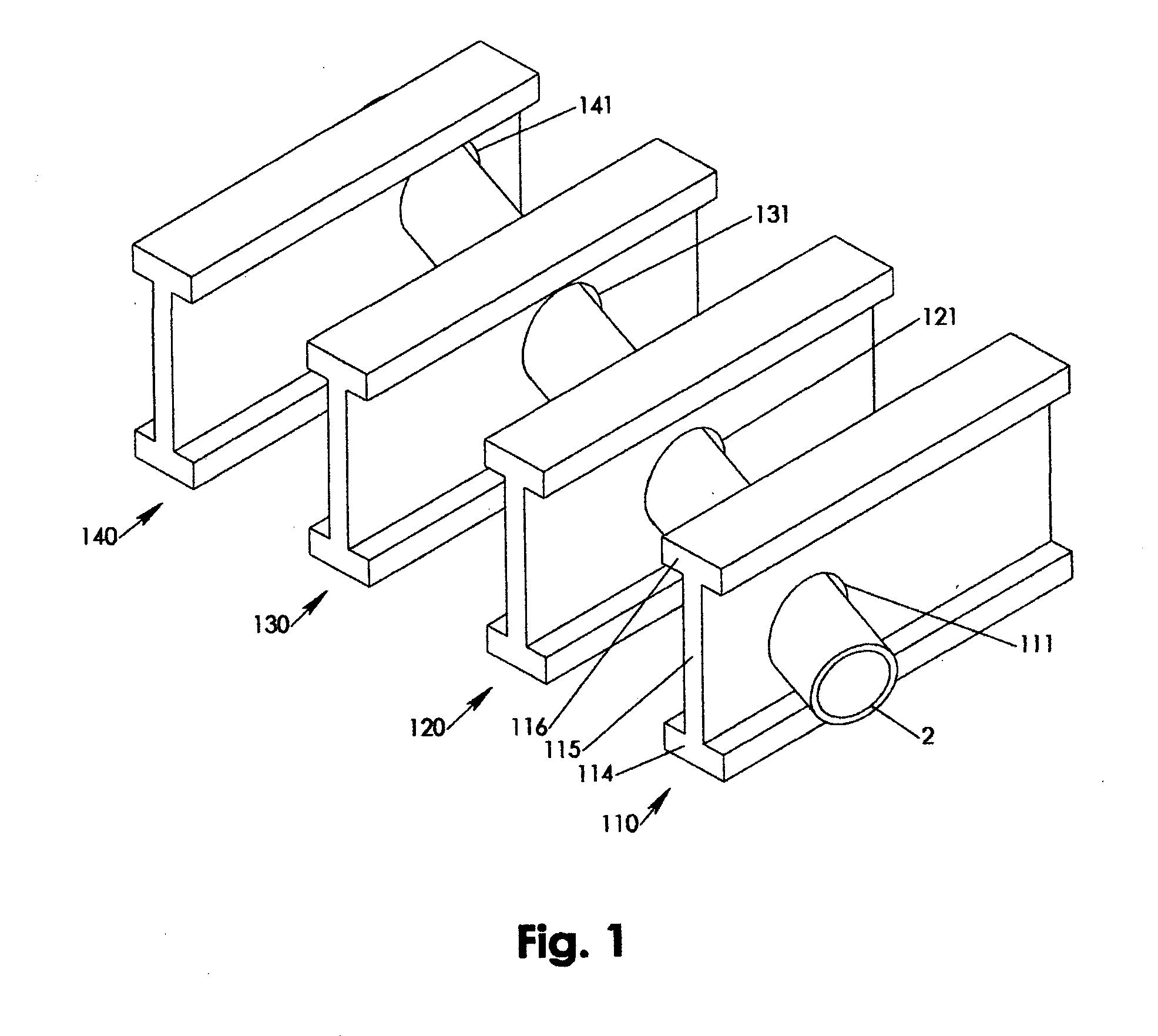 Laser marking device for serial I-joist cutouts