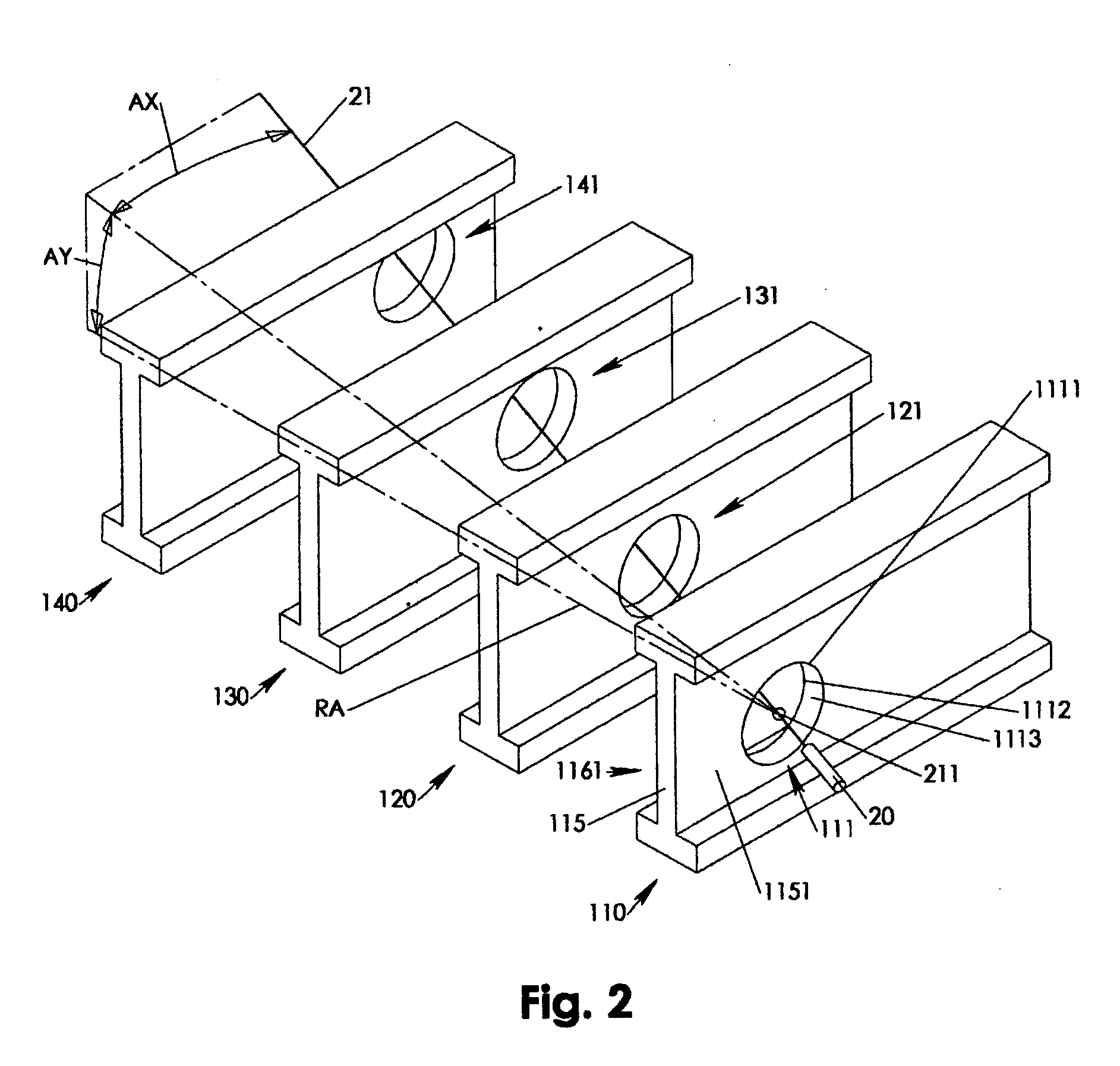 Laser marking device for serial I-joist cutouts