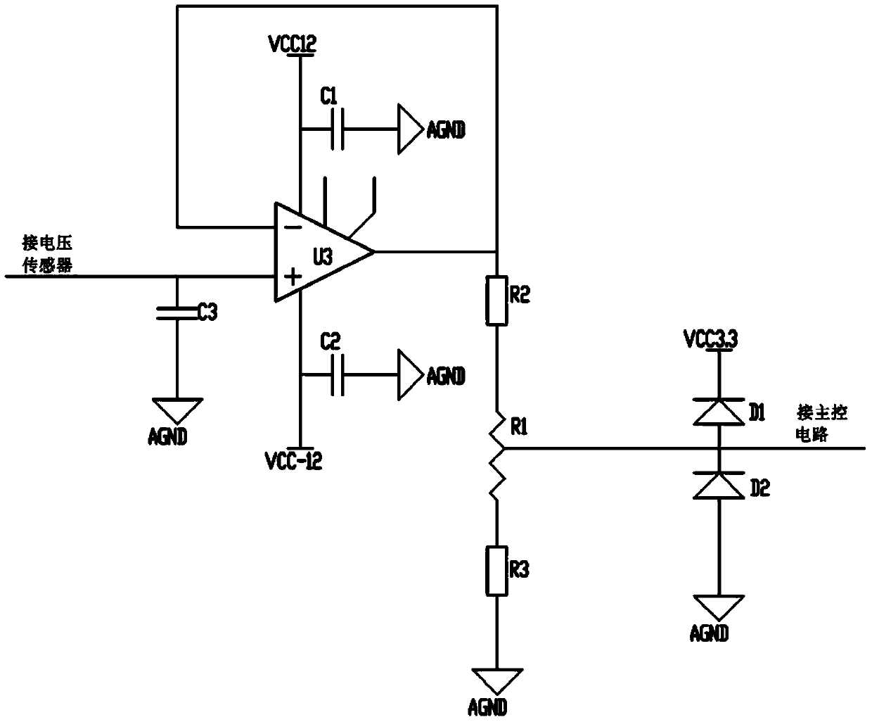 Remote tower crane monitoring circuit with self-diagnostic function