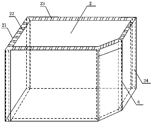 Elastic wall shared fitness bin