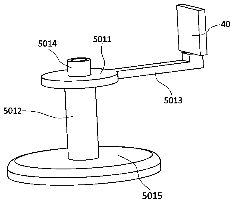 Detection device for multi-angle nanometer granularity measurement and detection method thereof