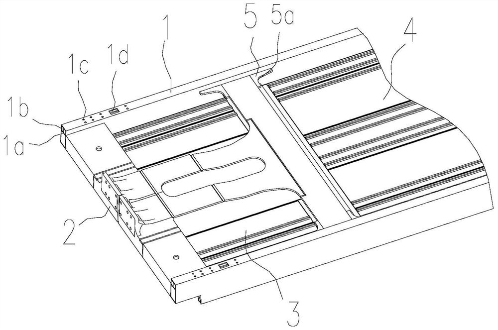 Railway vehicle and vehicle body chassis structure thereof