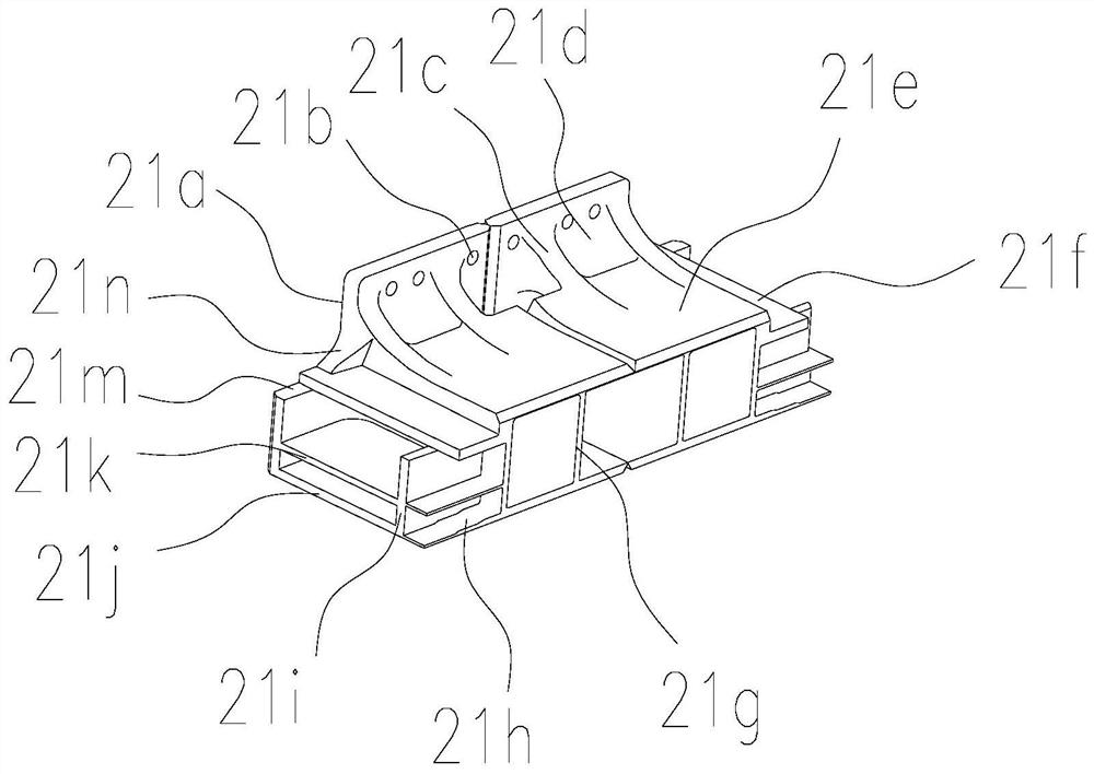 Railway vehicle and vehicle body chassis structure thereof