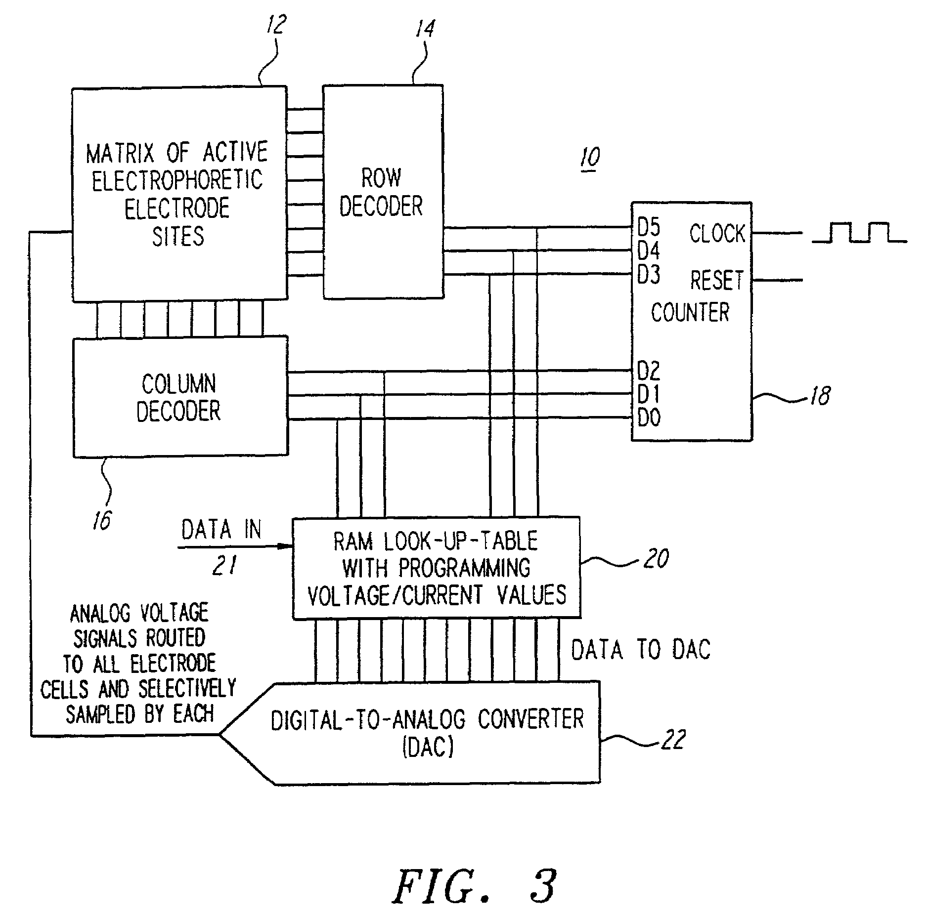 Biologic electrode array with integrated optical detector