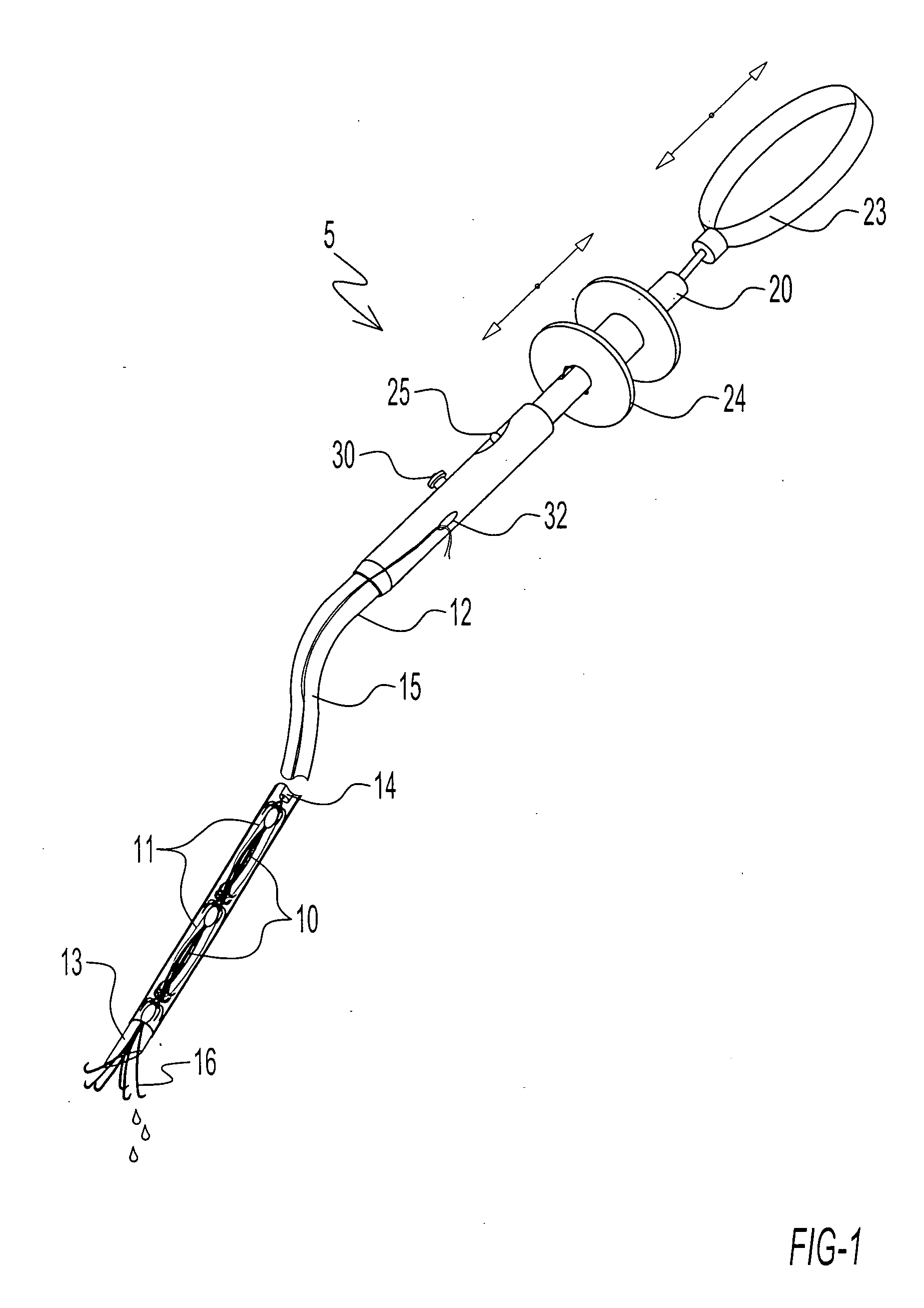 Endoscopic anchoring device and associated method