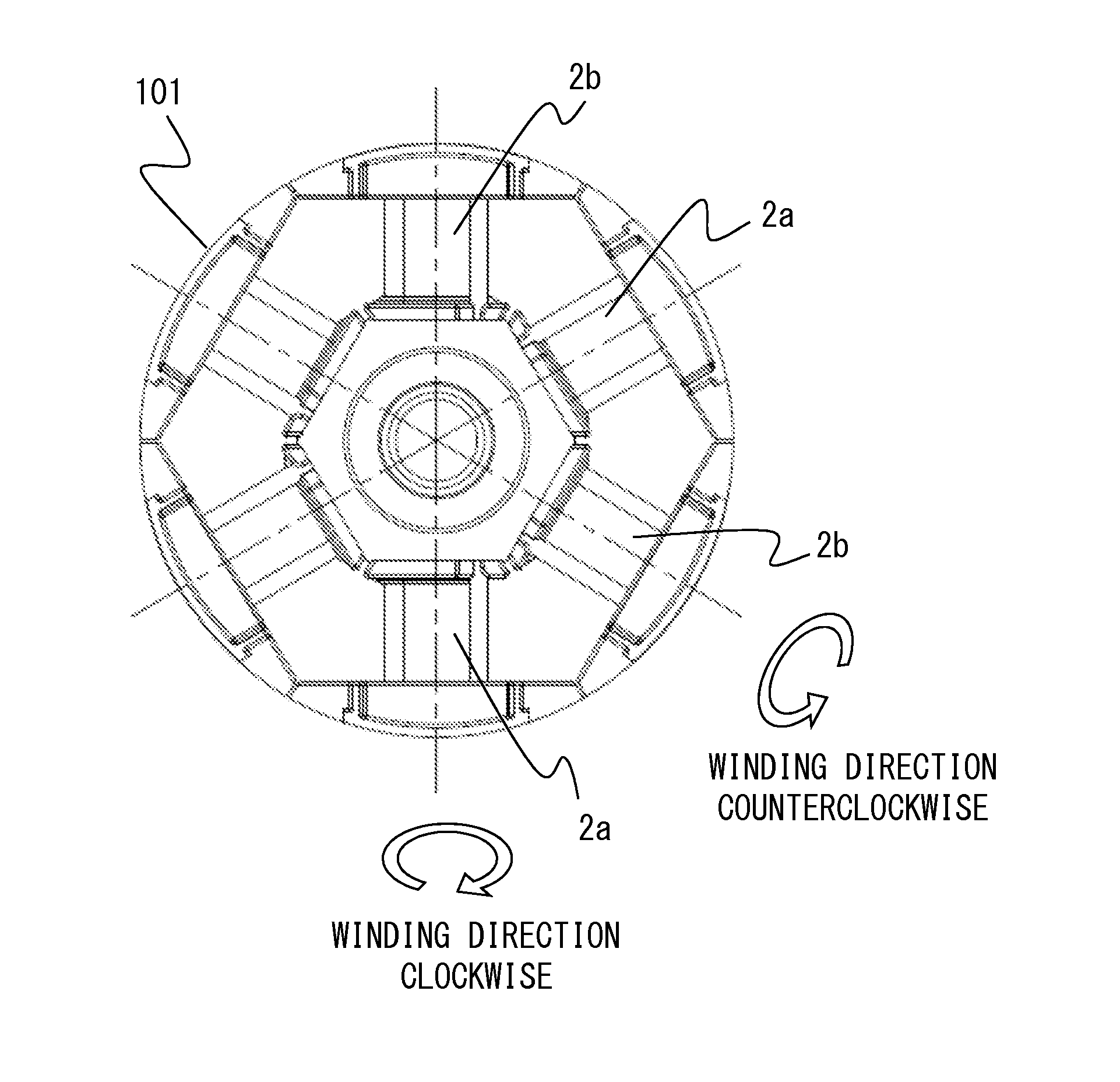 Rotating electrical machine armature