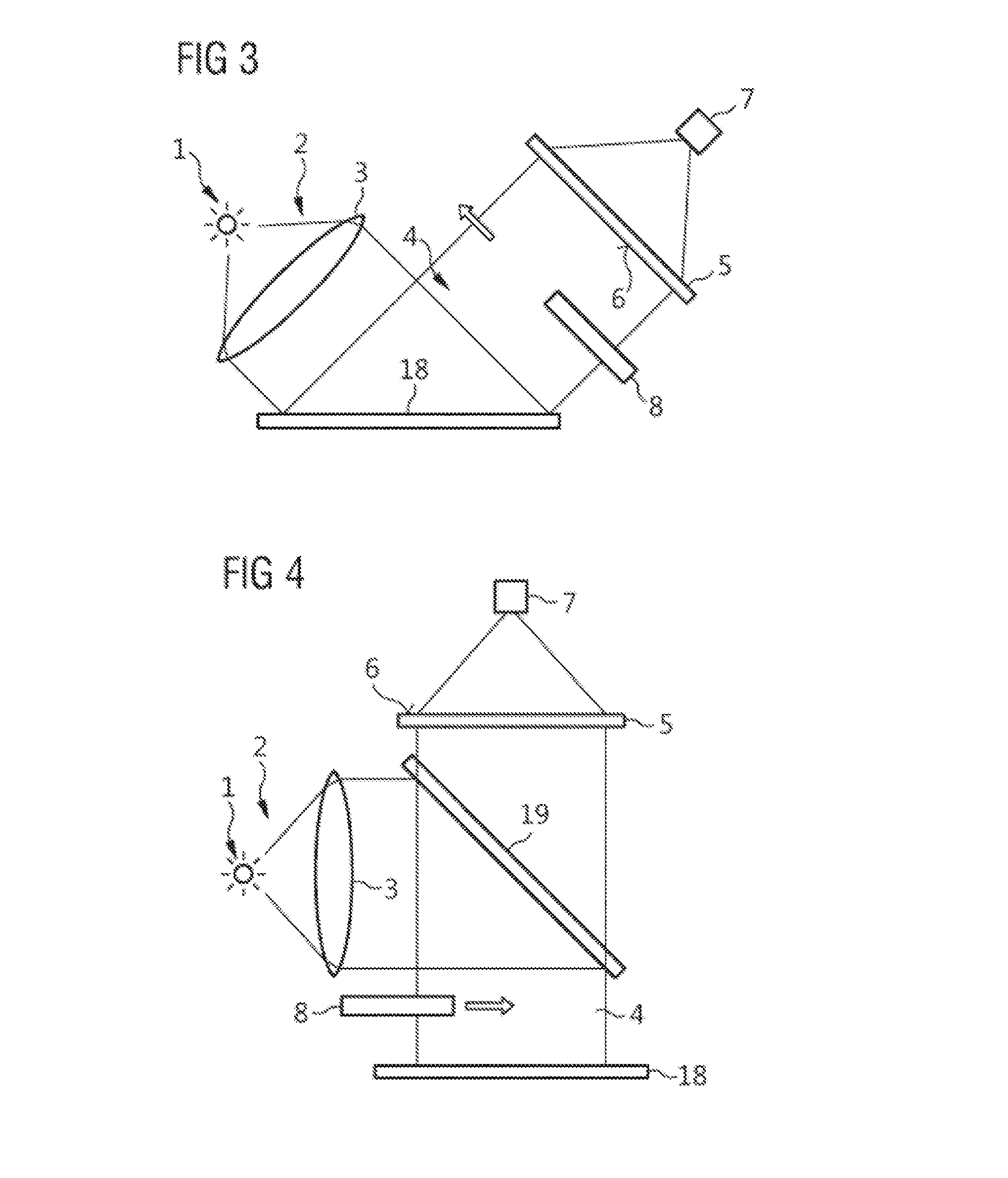 Method and device for optically inspecting faults