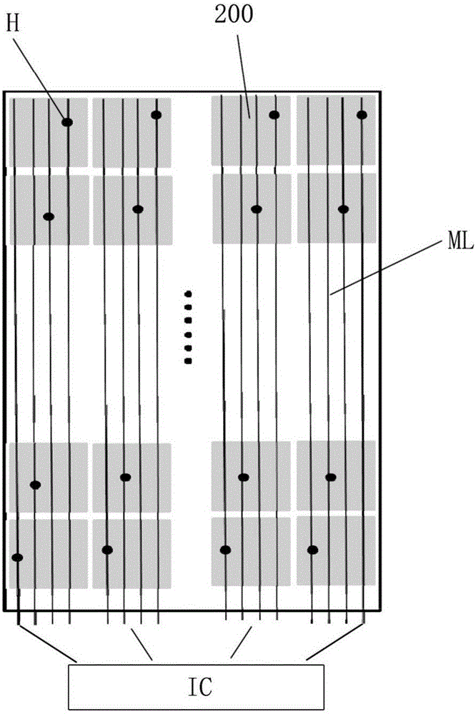 Embedded touch panel and array substrate thereof