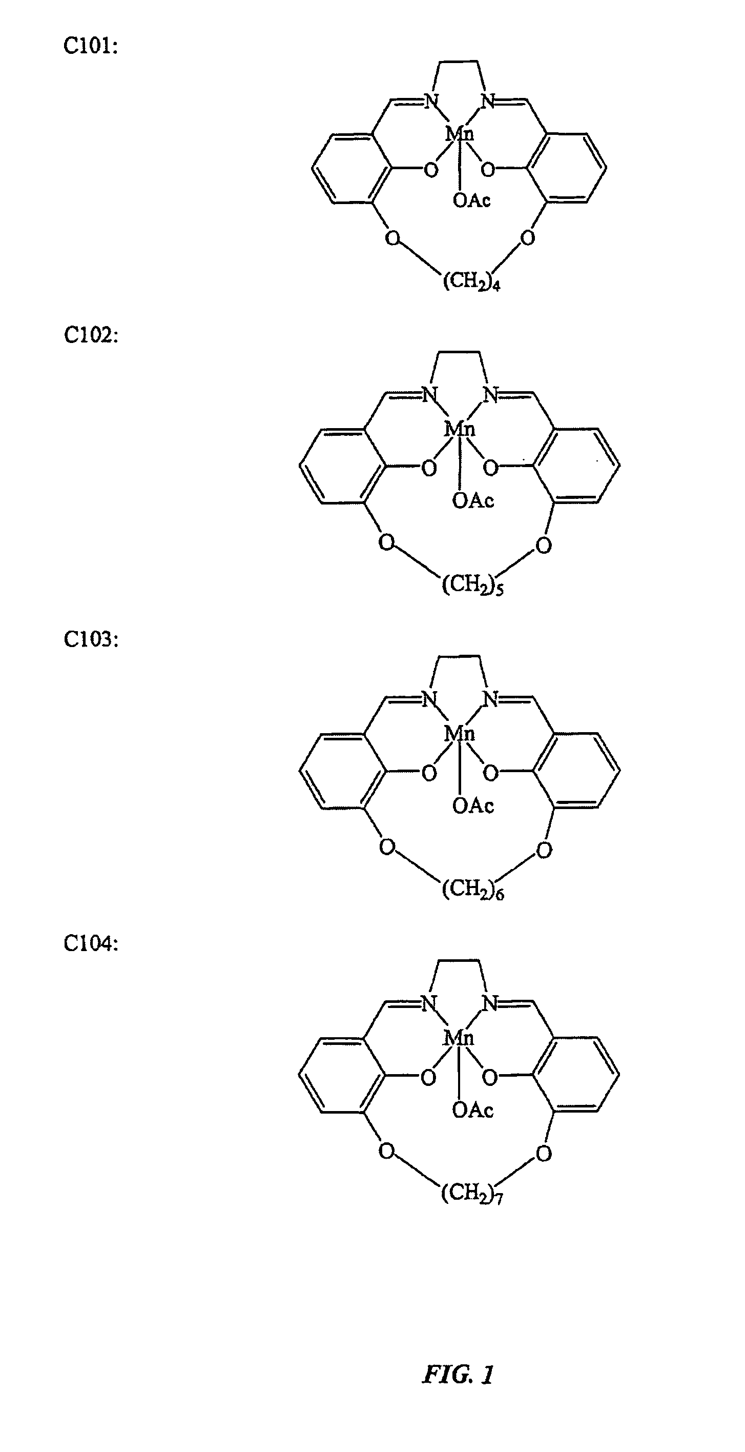 Cyclic salen-metal compounds as scavengers for oxygen radicals and useful as antioxidants in the treatment and prevention of diseases