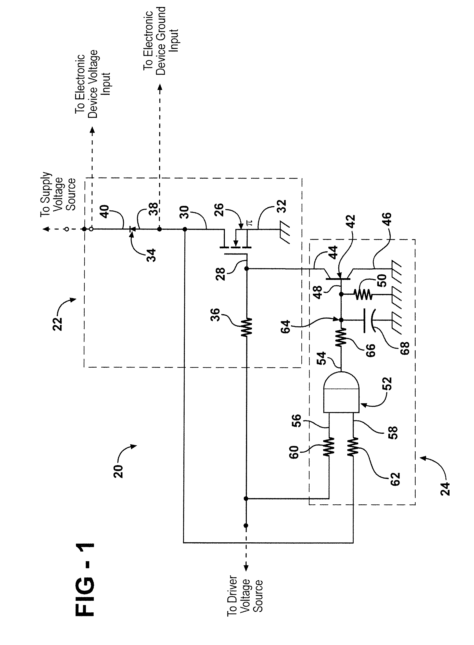 Low side driver with short to battery protection