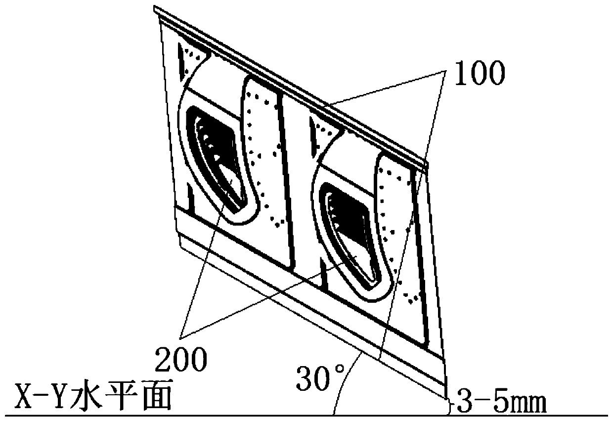 Process for preparing guide vane by selective laser melting