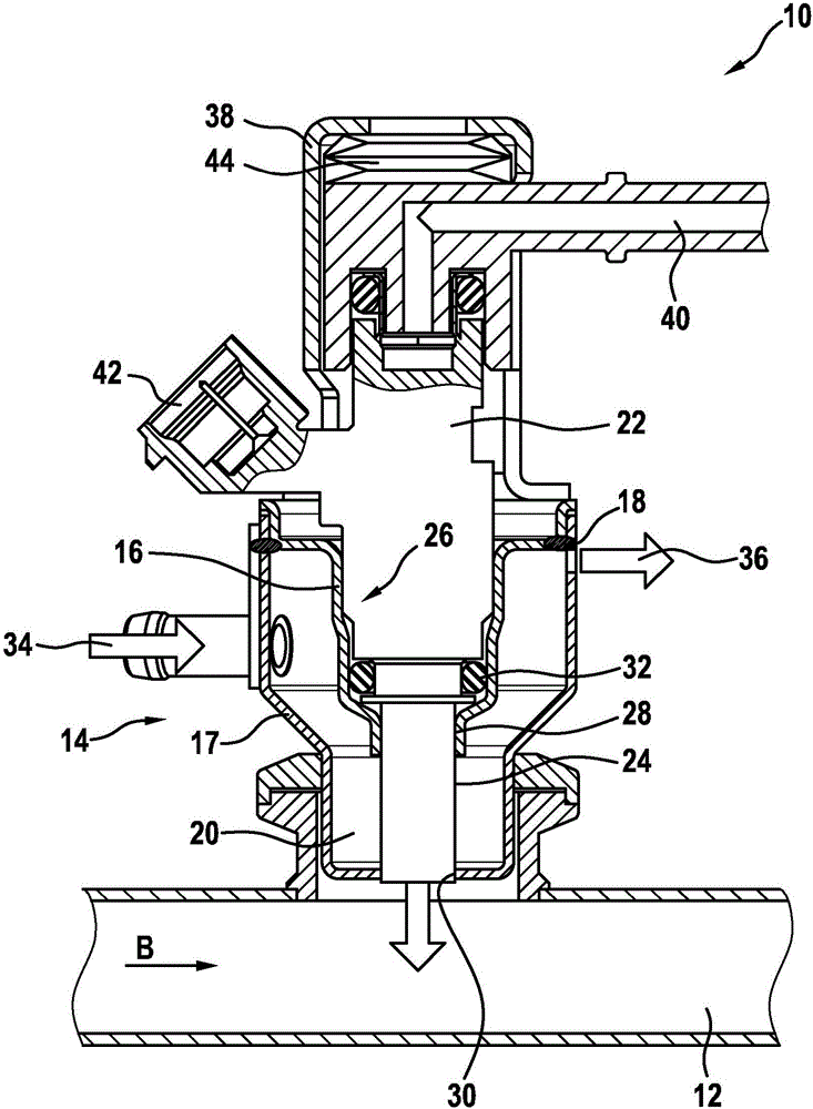 Metering module for metering AdBlue