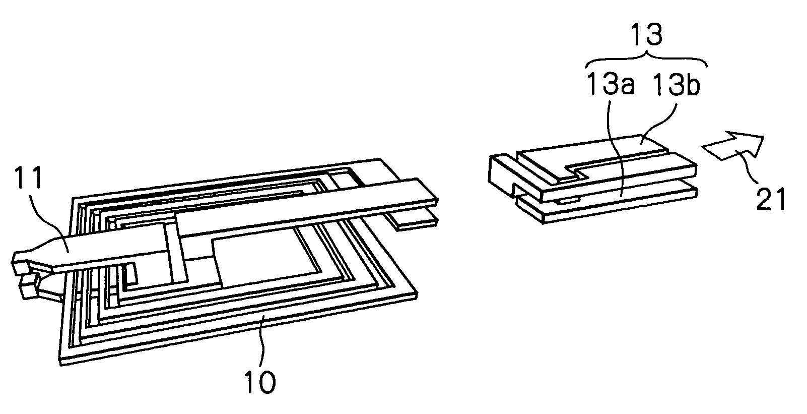 Coil conductor with trace conductors for a thin-film magnetic head