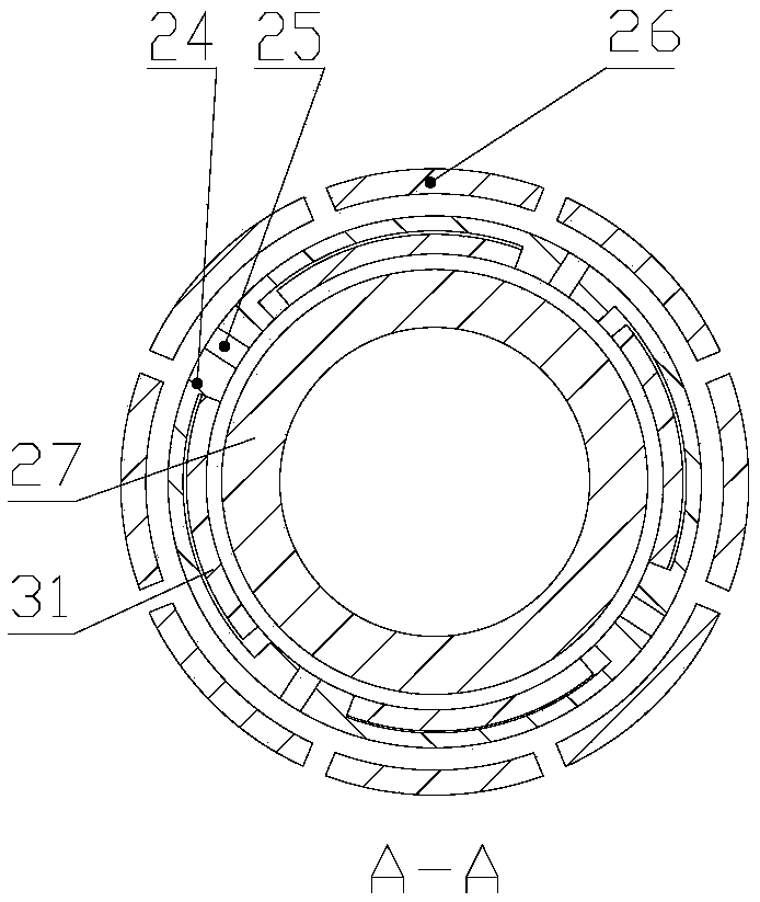 The tool and its construction method for sending sand control pipe strings into and out of horizontal wells with gravel