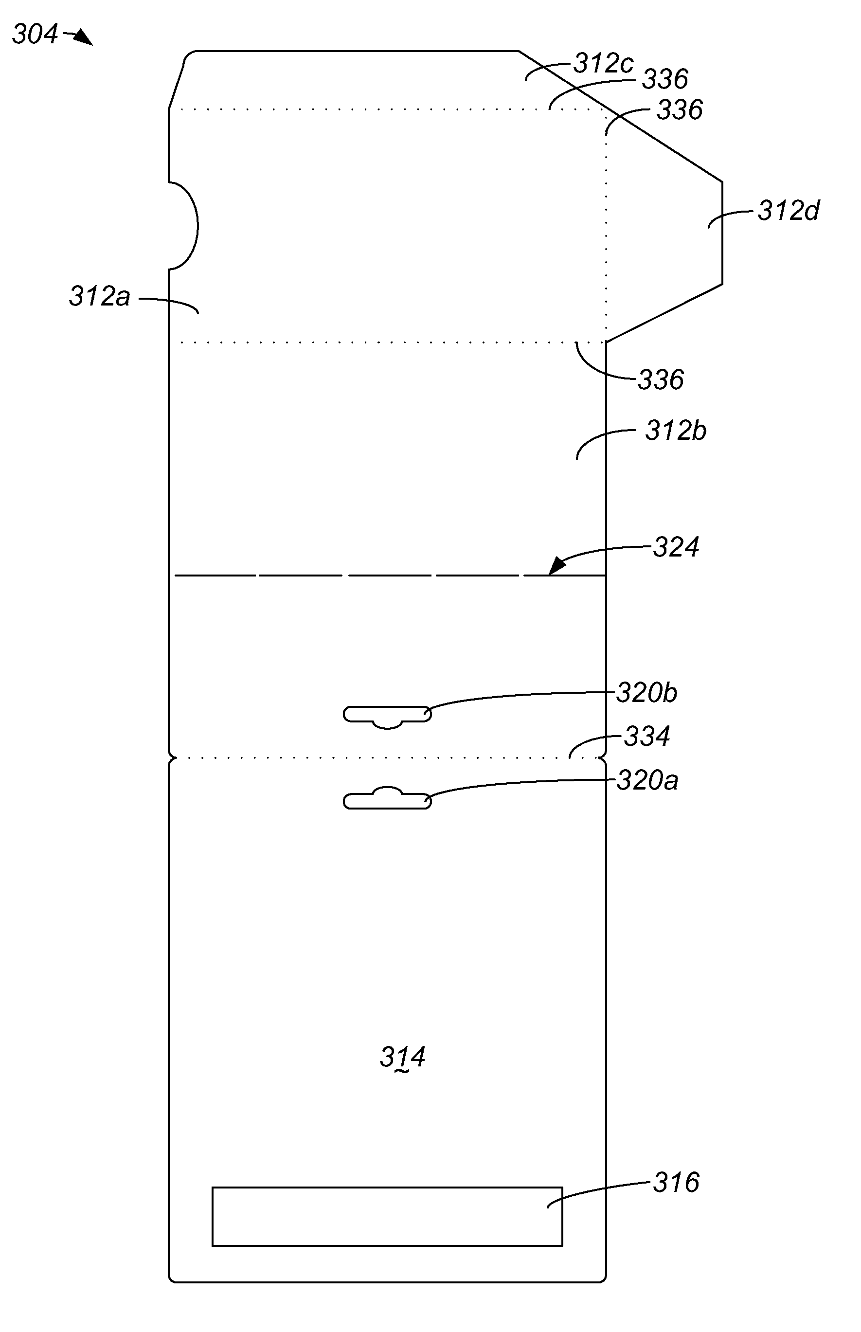 Carrier Card Arrangement with Removable Envelope