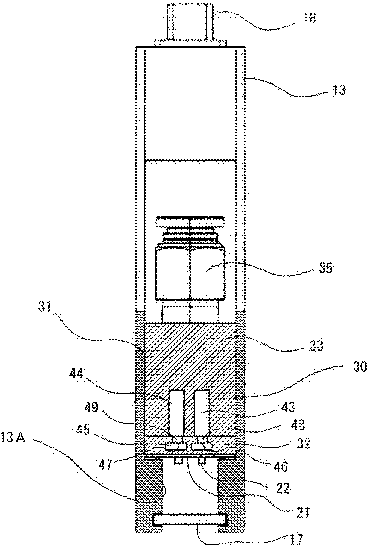 Light source unit using light emitting element