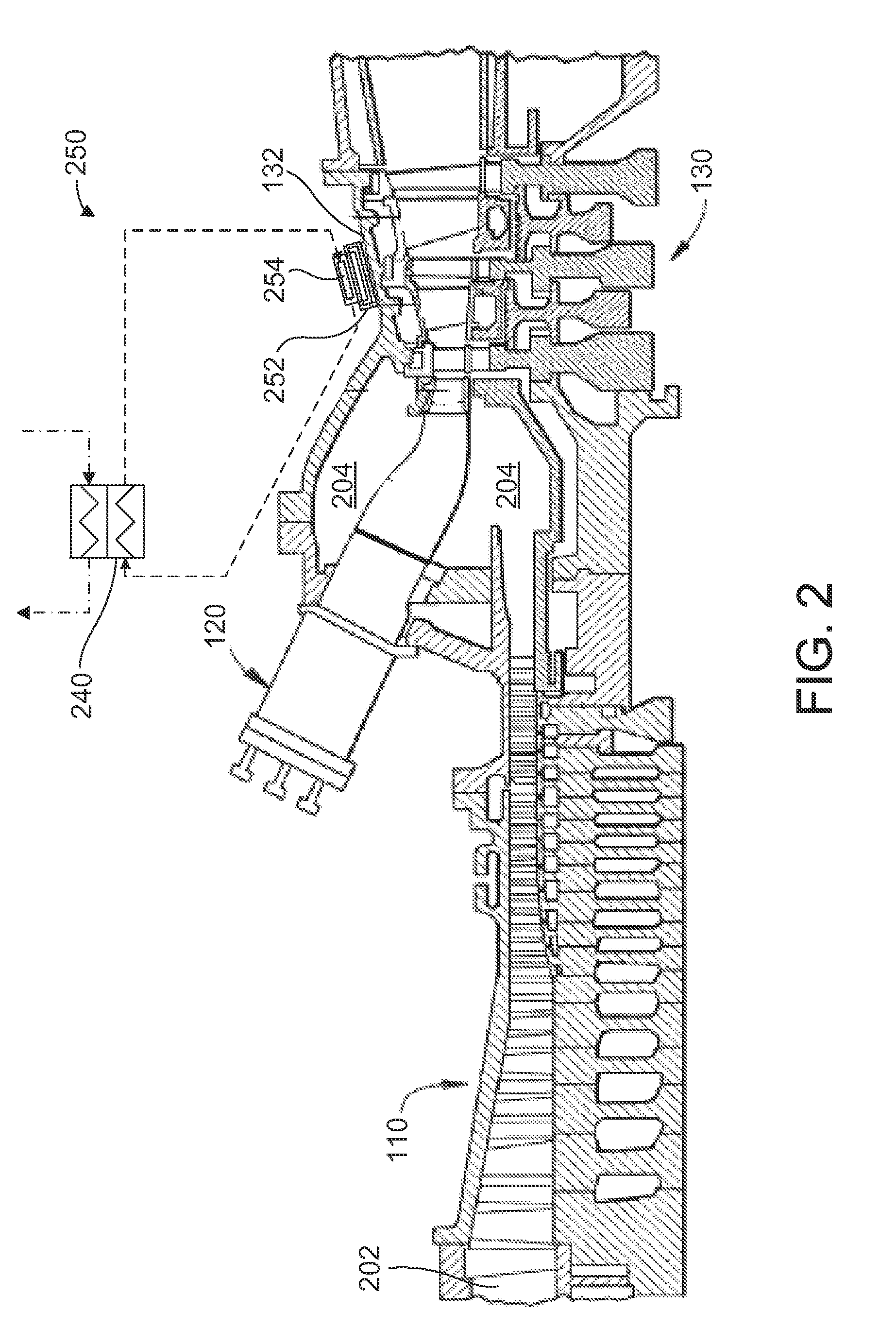 Heat pipe cooled turbine casing system for clearance management