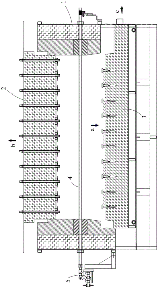 High-efficiency and environment-friendly continuous roller kiln