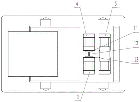 Four-short shock exciting motor elliptical vibrating screen coupled with torsion springs