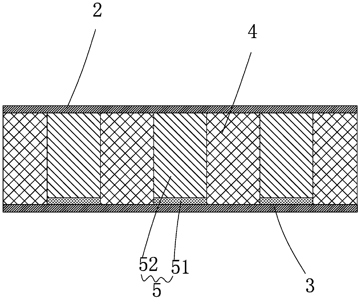 Structure for suppressing electromagnetic interference of circuit board and circuit board