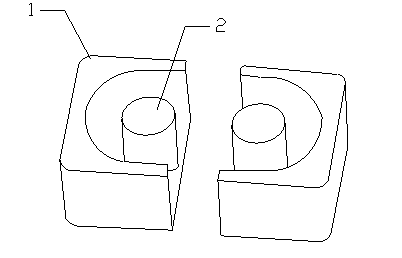 Ferrite magnetic core