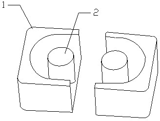 Ferrite magnetic core