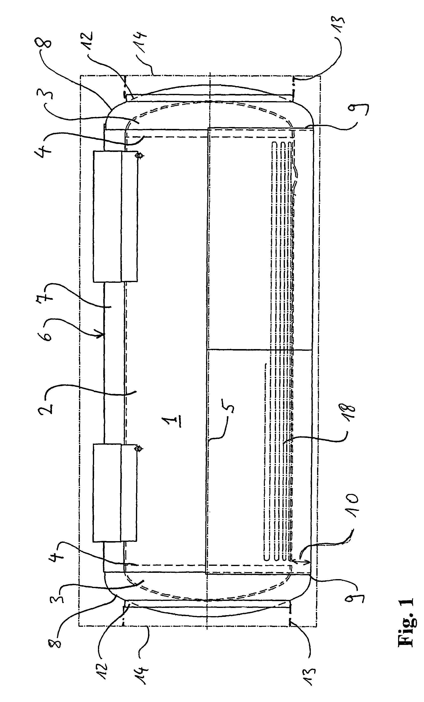 Double-walled tank container