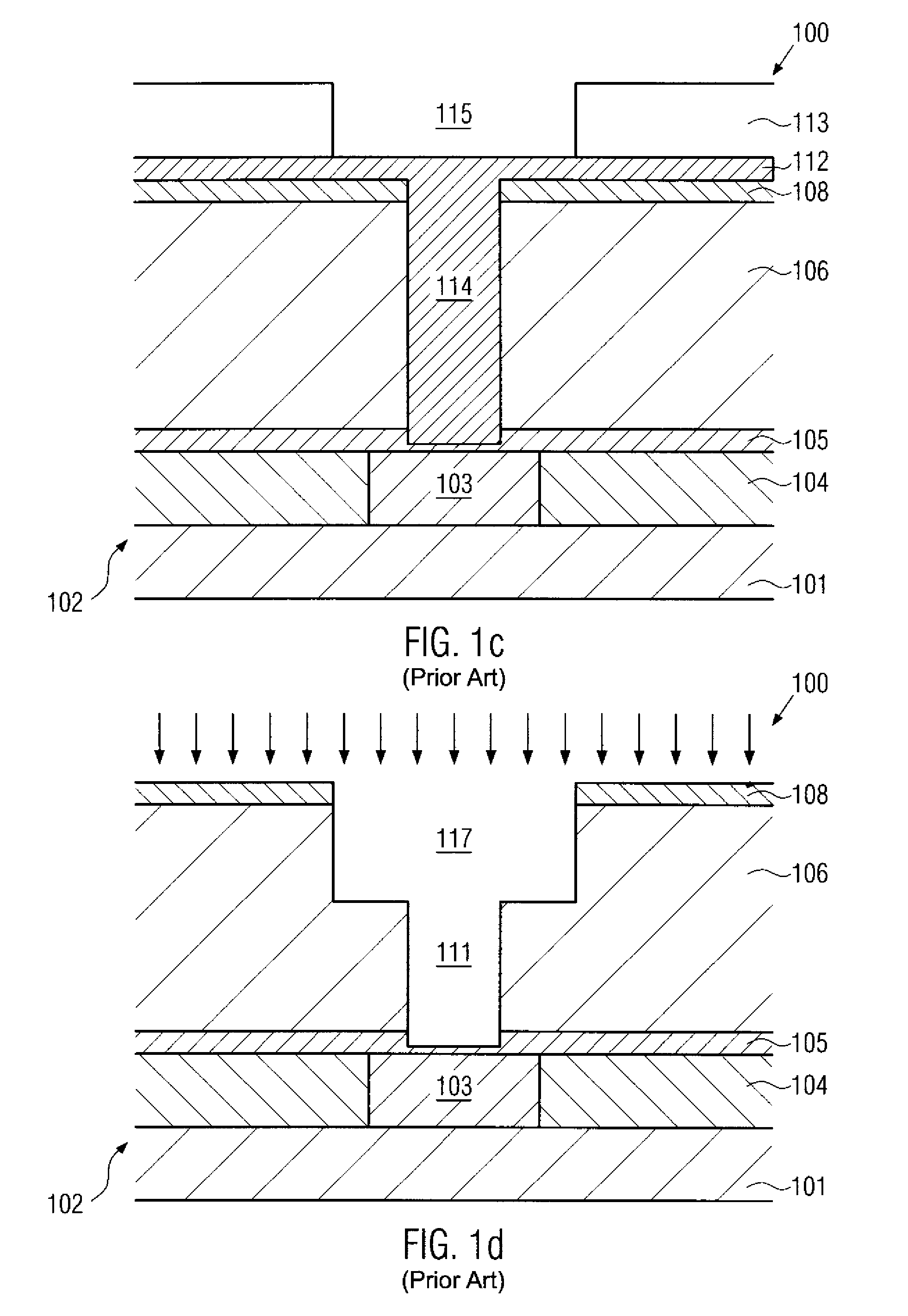 Etch stop layer for a metallization layer with enhanced adhesion, etch selectivity and hermeticity