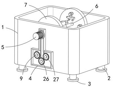 Workpiece cleaning device for mechanical equipment machining and using method of workpiece cleaning device