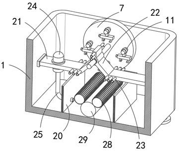 Workpiece cleaning device for mechanical equipment machining and using method of workpiece cleaning device