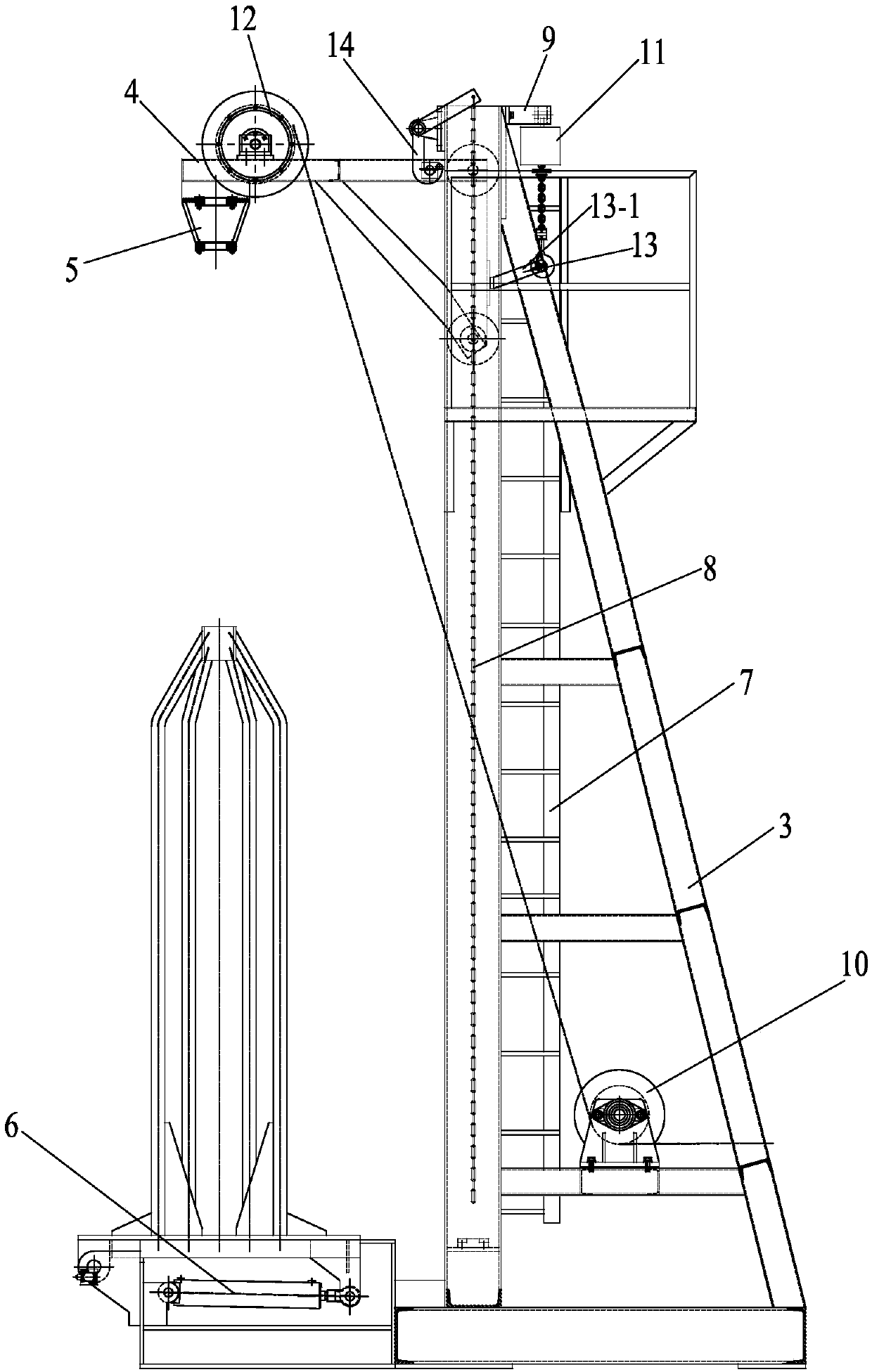 Top-drawing type pay-off rack