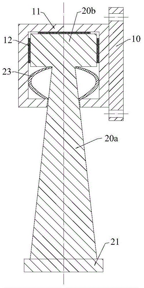 Bridge damping blocking tenon device