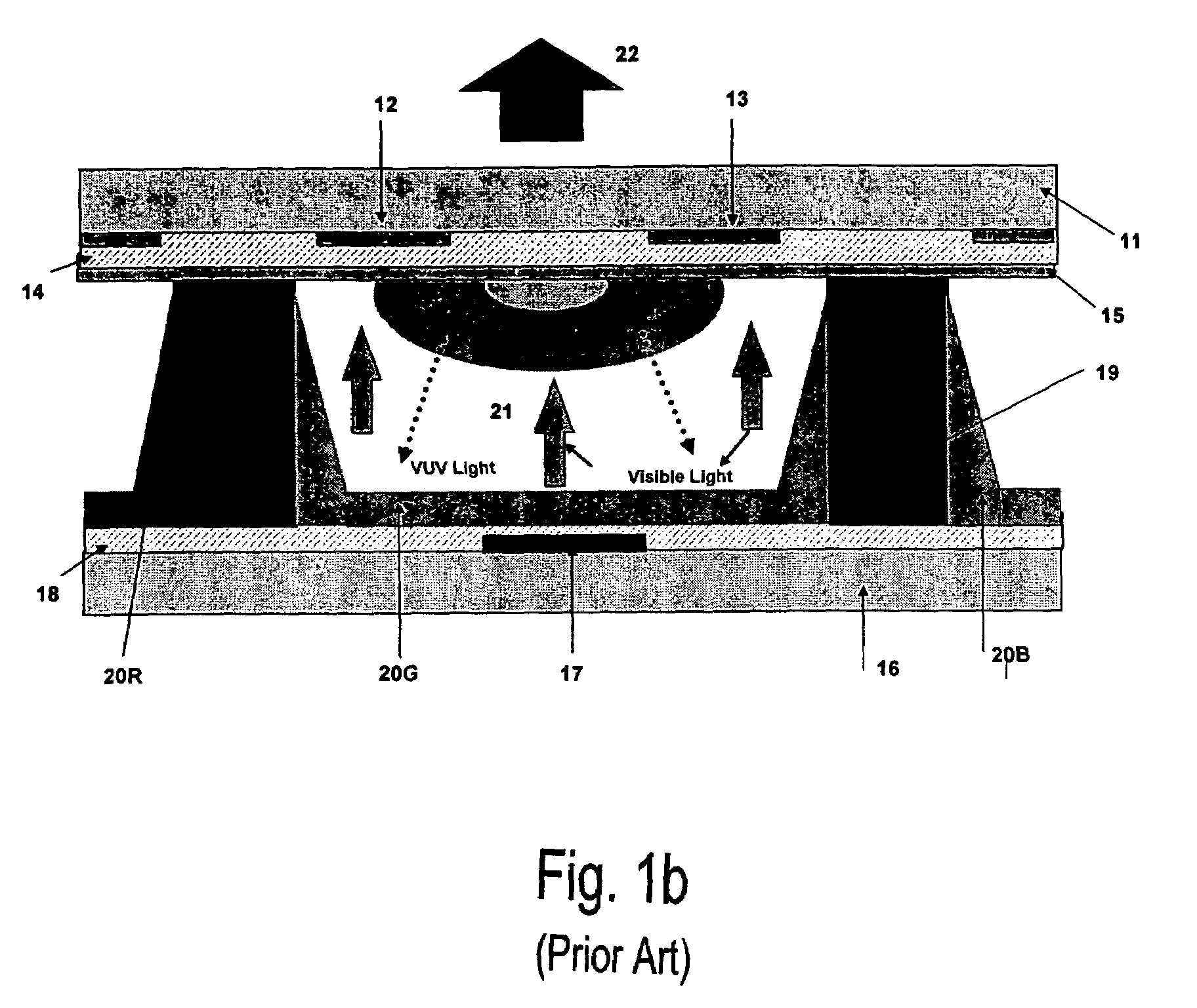 Green emitting phosphor material and plasma display panel using the same