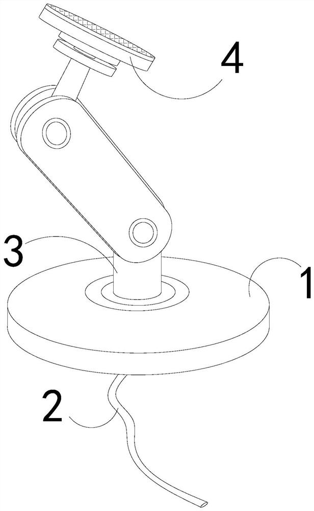 Special conductive rotary head for electroplating equipment