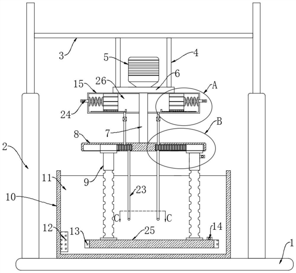 Anti-corrosion paint impregnation device of cables for 5G base station construction