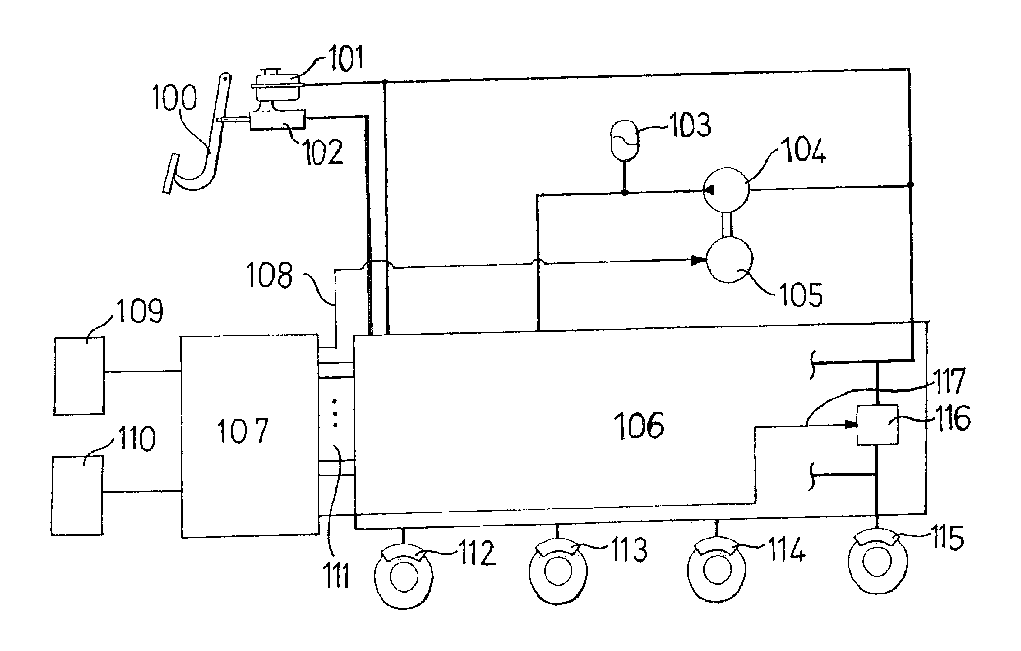 Method and device for controlling units in a vehicle according to the level of noise