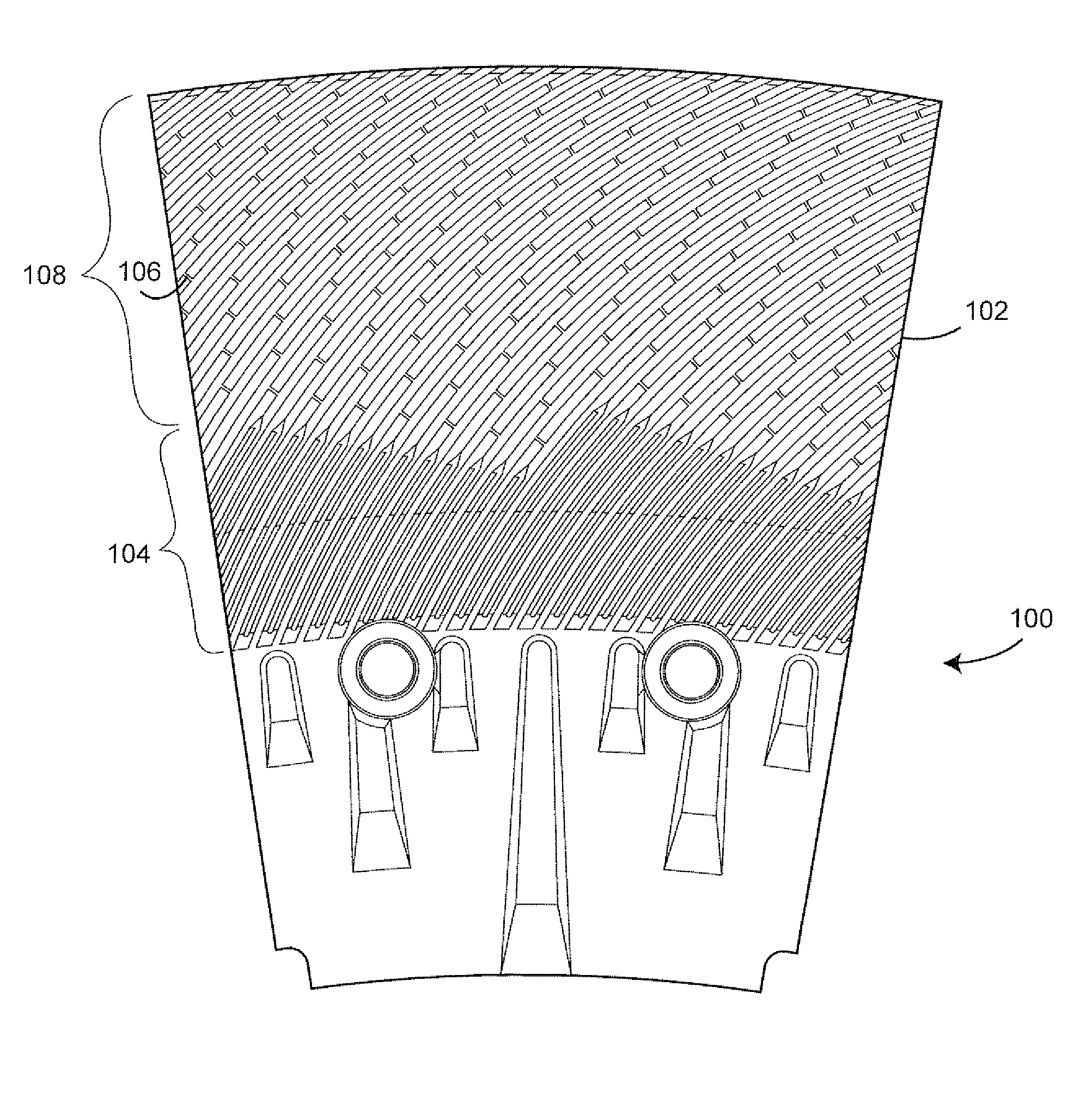 Mechanical pulping refiner plate having curved refining bars with jagged leading sidewalls and method for designing plates