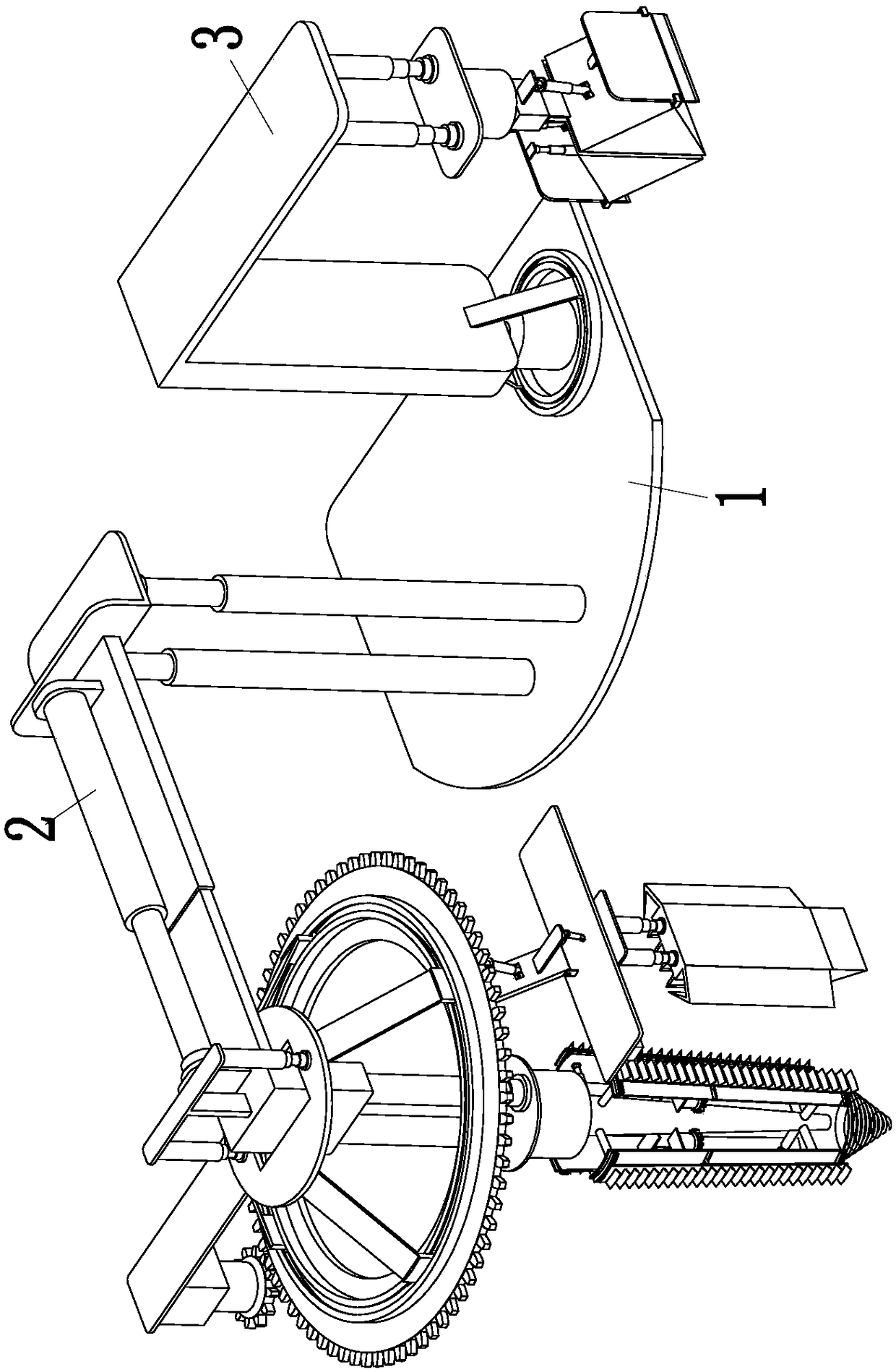 Cable marker pile intelligent auxiliary device