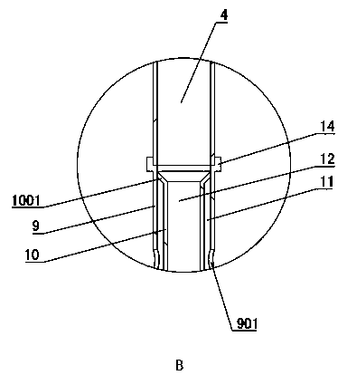 Double-layer hot air distribution pipe