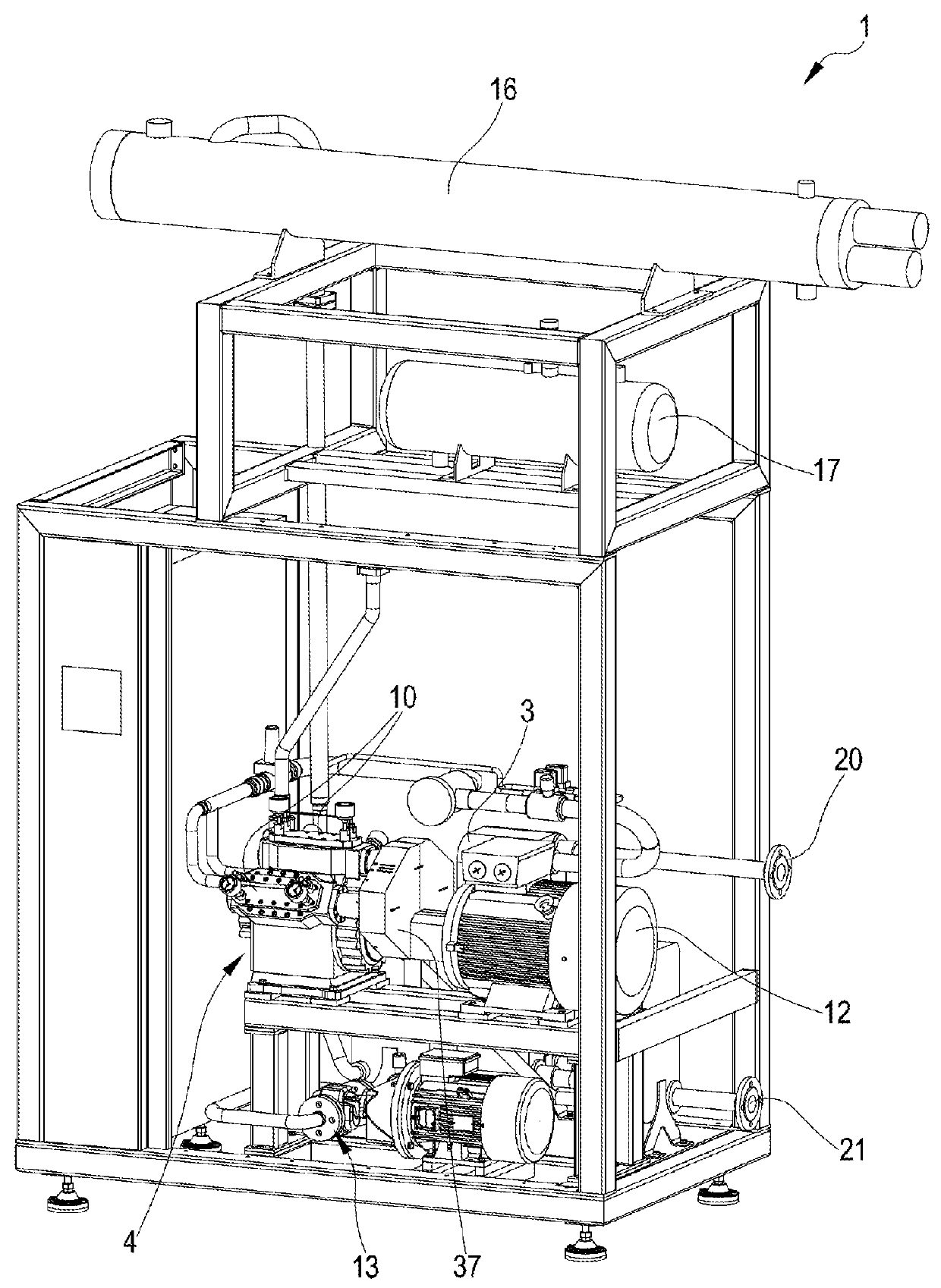 Closed-cycle plant