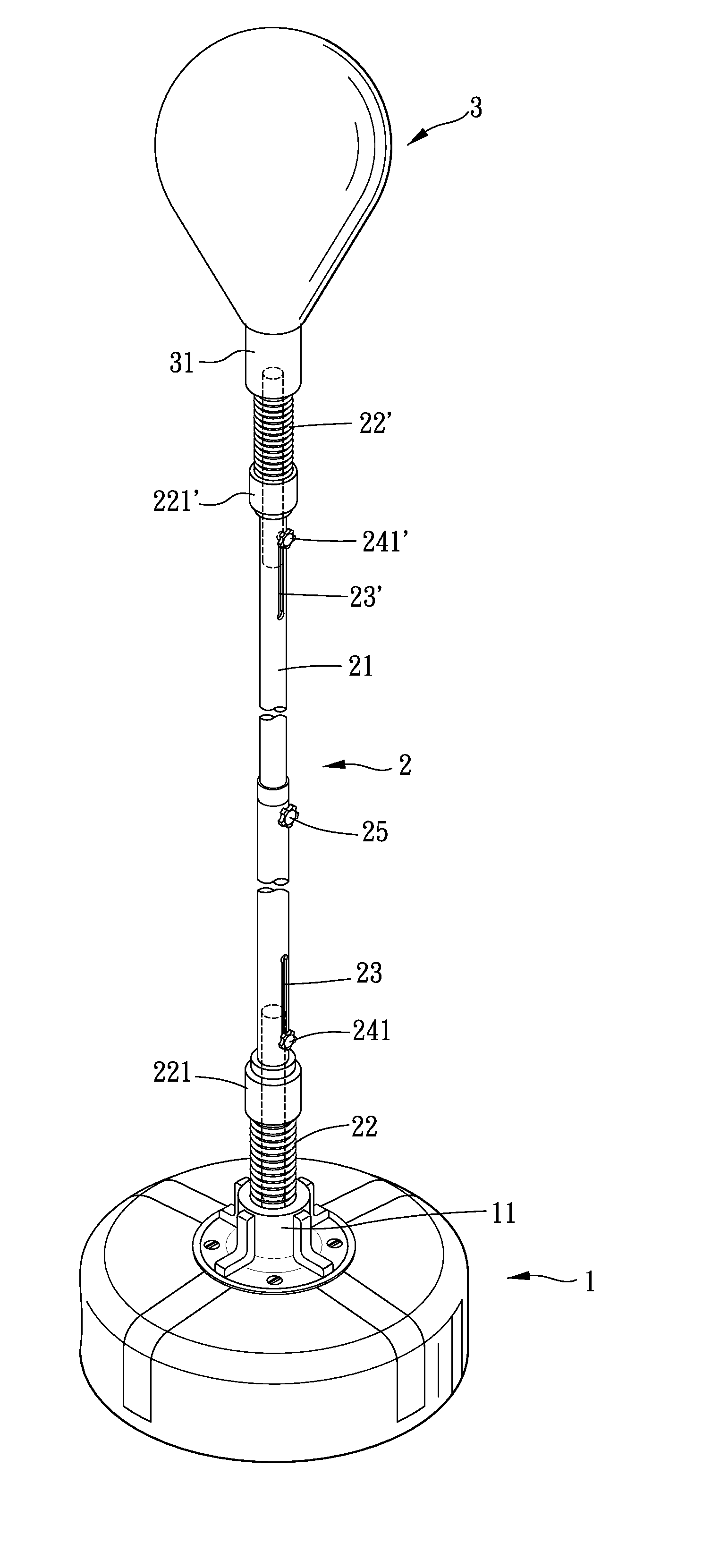 Boxing training device