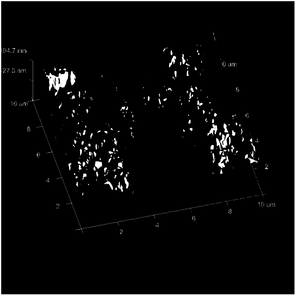 AFM(atomic force microscope)-based method for testing surface roughness of aggregate