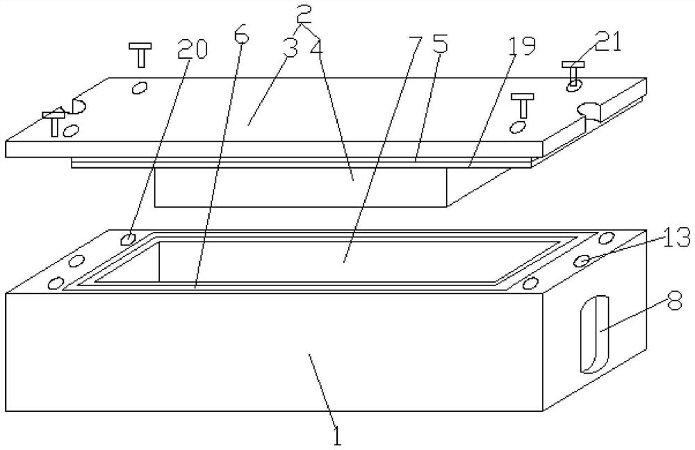 Connection protection device of flexible graphite lightning protection grounding belt