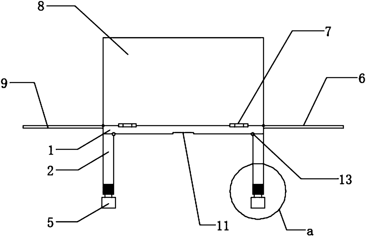 Convenient-positioning type outdoor worktable