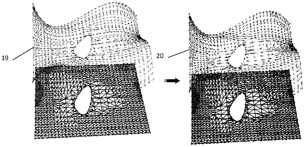 Curved surface model path planning method applied to laser surface etching