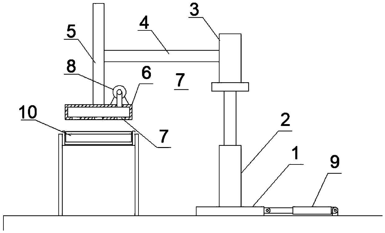 Clearing and blowing device used for cigarette conveyor