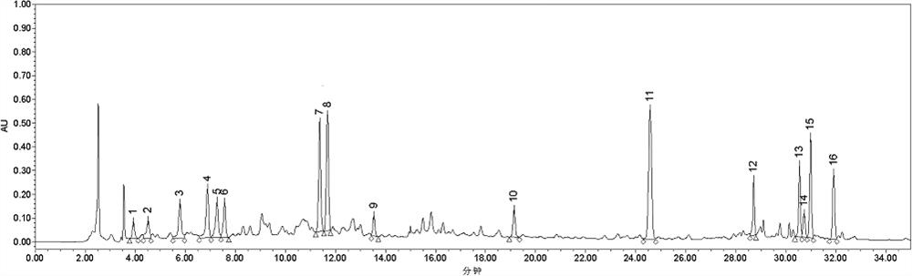 Method for detecting fingerprint spectrum of medicinal preparation