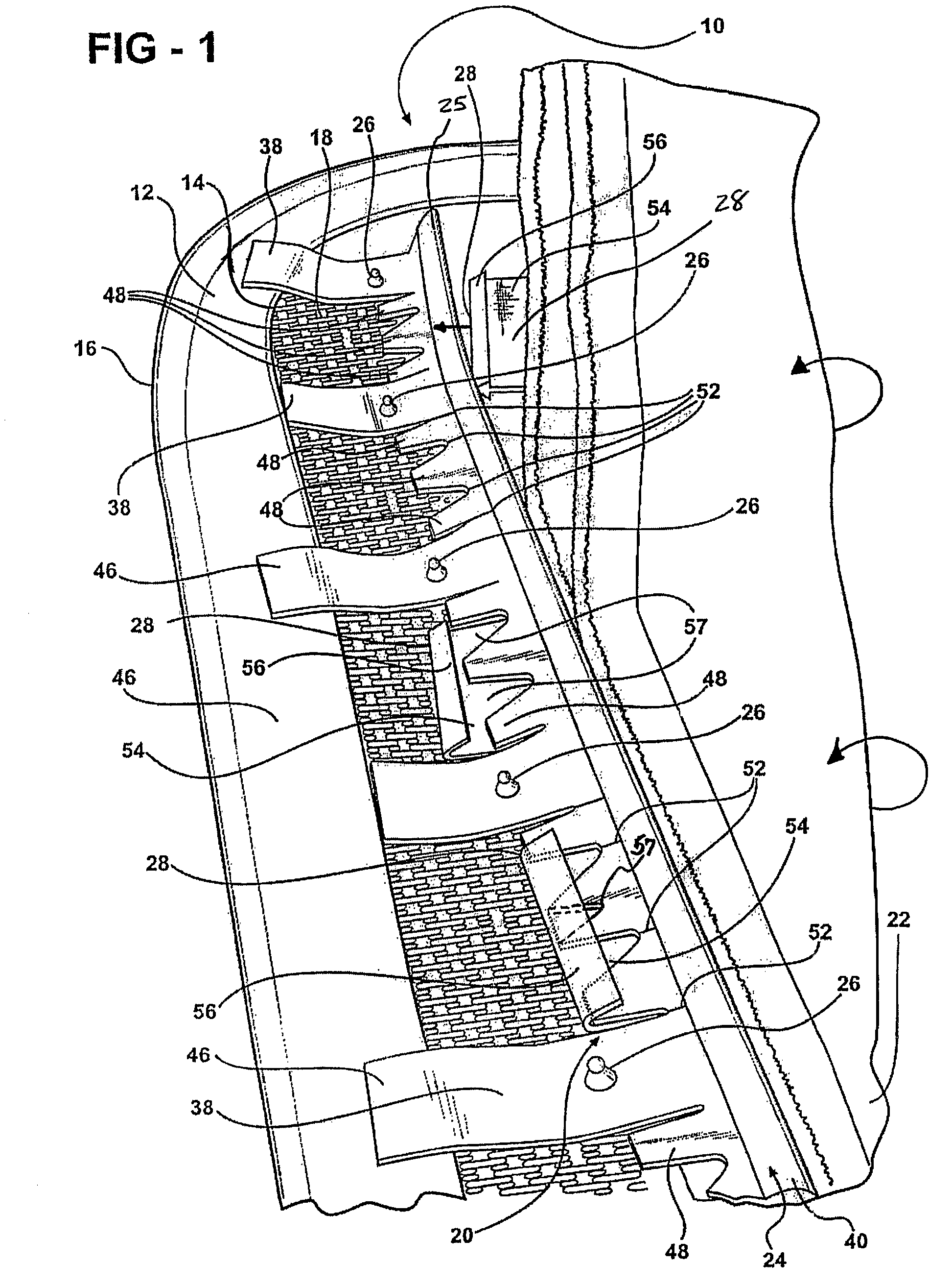 Frame or mesh mounted system for attaching a trim set to a mesh material surface